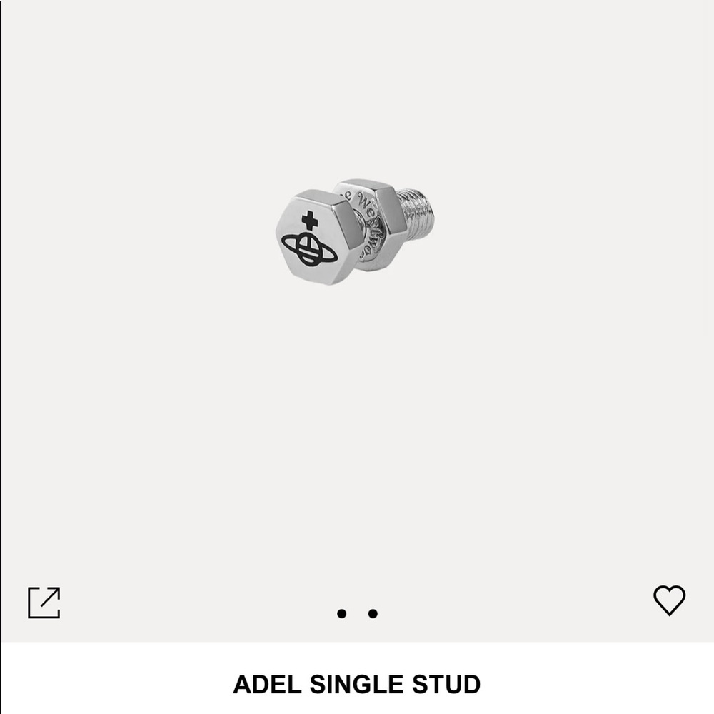 Vivienne Westwood ADEL SINGLE STUD.